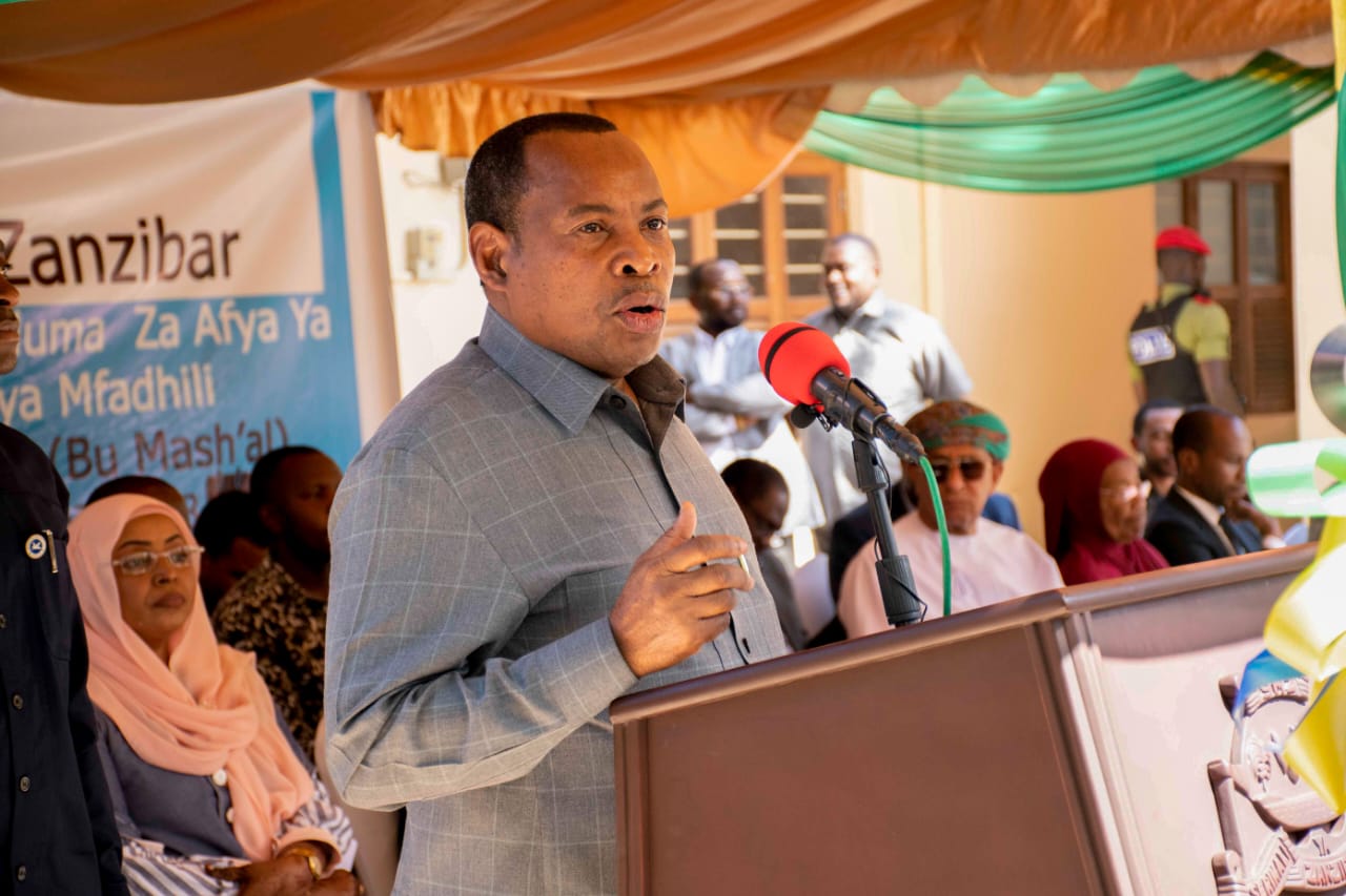 The First Vice President of Zanzibar Opens Mother and Child Health Center at Kizimkazi Dimbani