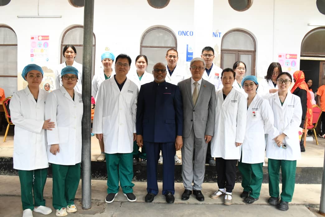 THE MINISTRY OF HEALTH Zanzibar through the NCD Division with the cooperation of Doctors from China have set up a Camp for Cervical Cancer Screening at Mnazi Mmoja Hospital